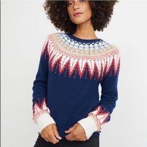 Marine Layer+Lost & Found Tessa Fair Isle Sweater